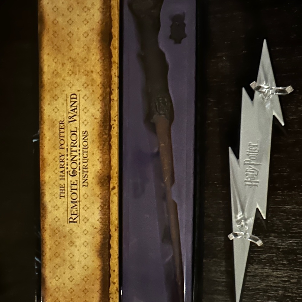 Harry Potter Wand TV remote with stand